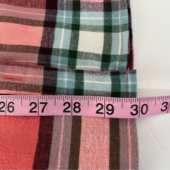 Eddie Bauer Plaid Flannel Button Front Long Sleeve Shirt - Picture 12 of 15